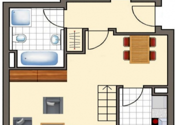 Grundriss-Wohnung